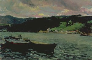 Ujście Nalon, Asturia autorstwa Joaquín Sorolla